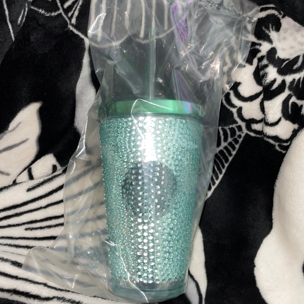Rare!! Starbucks 2014 Holiday Dot Collection Acrylic Hobnail Tumbler